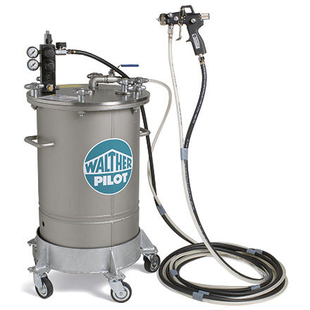 Mobile spray unit - PILOT KLEBOND D - Walther Pilot - paint / HVLP / stainless steel