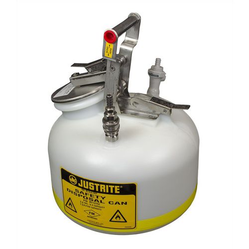 HDPE jerrycan BY12755 Justrite circular / hazardous materials