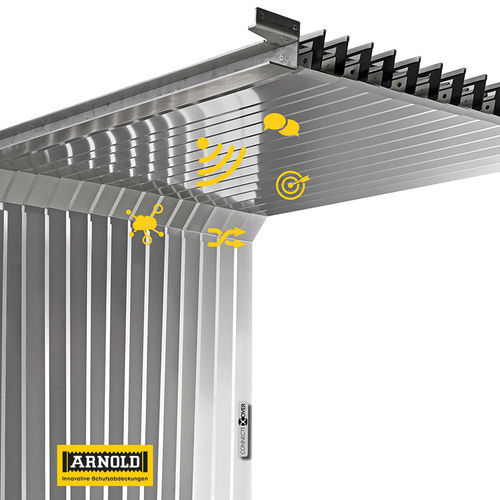 Right-angle protective bellows - Connected­Cover - Arno Arnold GmbH - plastic / telescopic / large