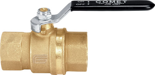 Ball valve - COMET series - EFFEBI - lever / for water / threaded