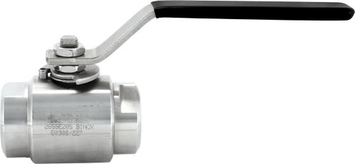 Ball valve - MONOBLOCK series - EFFEBI - manual / for water / for steam