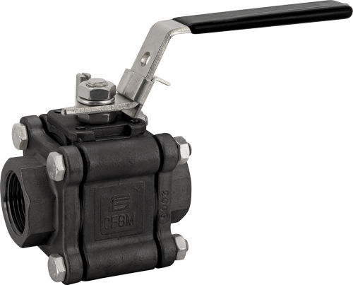 Ball valve - ARGOS series - EFFEBI - manual / for water / 3-piece