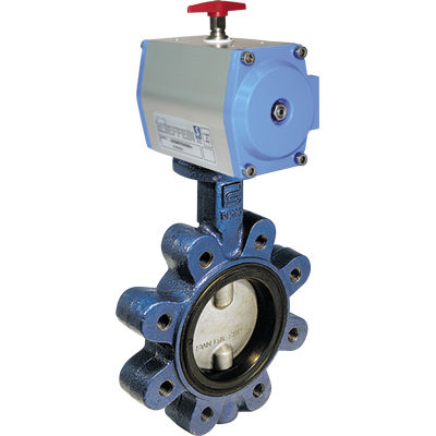 Butterfly valve - POLARIS series - EFFEBI - pneumatically-operated / manual / for compressed air