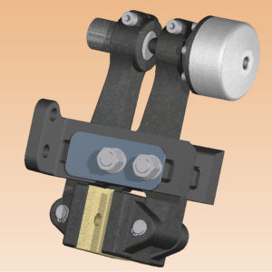 Disc brake caliper - POHP310 series - MWM FRENI-FRIZIONI - hydraulic / spring