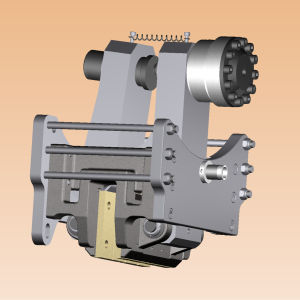 Disc brake caliper - POTP700 series - MWM FRENI-FRIZIONI - hydraulic / spring
