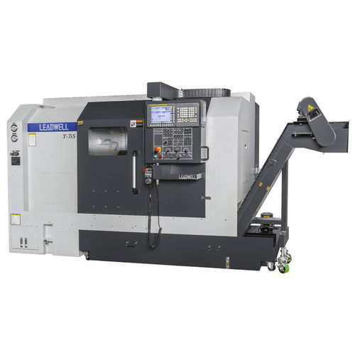 CNC turning center - T-7i series  - LEADWELL - 2-axis / high-productivity / powerful