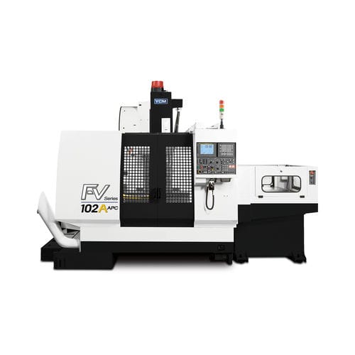 3-axis CNC machining center - FV102A-APC - YCM (Yeong Chin) - vertical / BBT40 / 24 tools