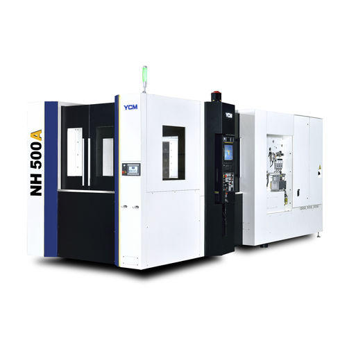 3-axis CNC machining center - NH500A - YCM (Yeong Chin) - horizontal / double-column / with rotary table