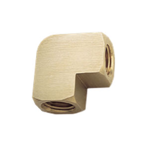 Hydraulic fitting - EL series - Progressive Components - threaded / 90° angle / brass