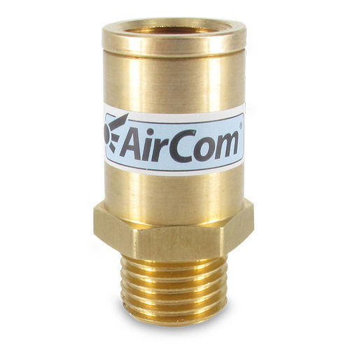 Compressed air pressure regulator - R13-02 series - AirCom Pneumatic - piston / single-stage / brass