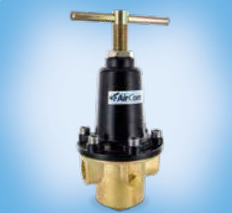 Compressed air back-pressure regulator - DBM serieq - AirCom Pneumatic - for gas / membrane / PTFE