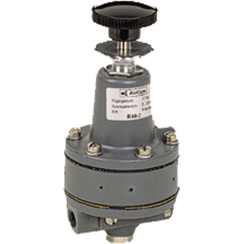 Compressed air pressure regulator - R40 series - AirCom Pneumatic - spring / two-stage / industrial