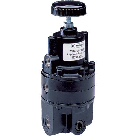 Compressed air pressure regulator - R250-2 series - AirCom Pneumatic - diaphragm / multi-stage / stainless steel