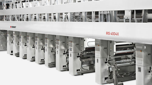 Rotogravure printing machine - RS 4004X series - BOBST - for labels / color / high-speed