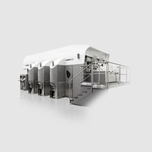 Cardboard printing press - EXPERTFLEX  - BOBST - for packaging / color / automatic