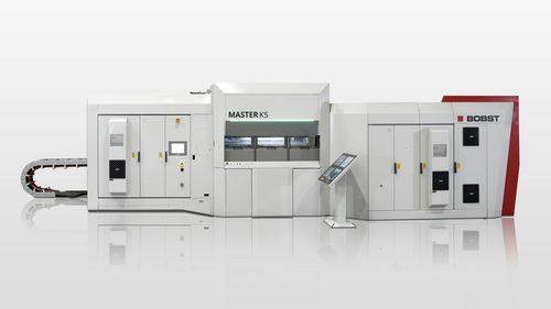 Vacuum metallizing system - MASTER K5 - BOBST - plastic film / for paper