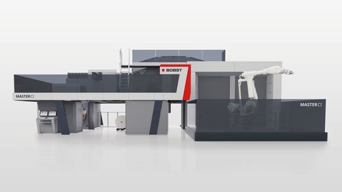 Central drum flexographic press - MASTER CI - BOBST - 8-color / ten-color / for plastic film