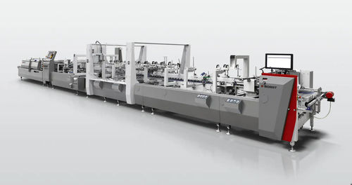 Cardboard folding machine - EXPERTFOLD series - BOBST - for paper / automatic / precision