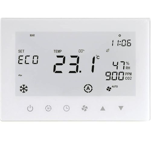 Room thermostat - LCF02 QTouch RS485 Modbus - Thermokon Sensortechnik - NTC / adjustable / NO