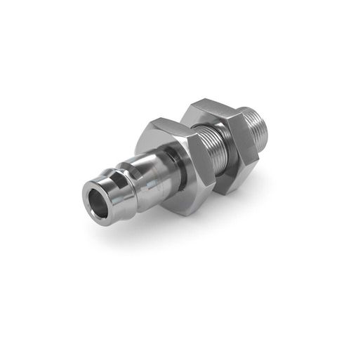 Pneumatic connector - TNS12-S1 H2 - WEH GmbH Verbindungstechnik - male / low-noise / for gas