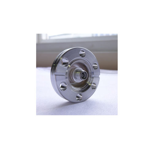 Coaxial cable feedthrough - 242-SMAD50-C16 - Allectra.com - high-frequency cable / flange / vacuum