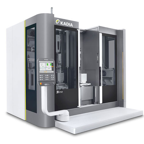 Deburring honing machine - X LINE - KADIA Production - machining / vertical / two-spindle