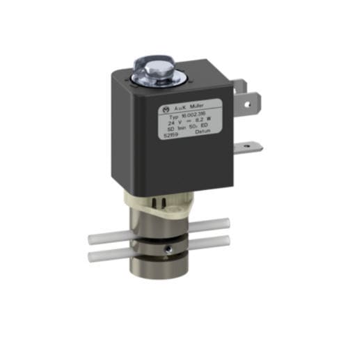 Servo-assisted solenoid valve - 16.002.316 - A. u. K. Müller - 3/2-way / NO / NC