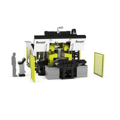 Band saw - EVO LINE - BONETTI Cutting Solutions - for aluminum / automatic / high-speed