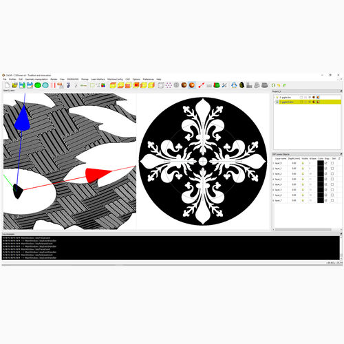 Database software - CALM - CB Ferrari - configuration / CAM / laser machining
