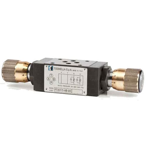 Needle valve - FT 357/5 - F.lli TOGNELLA - cartridge / manual / flow control