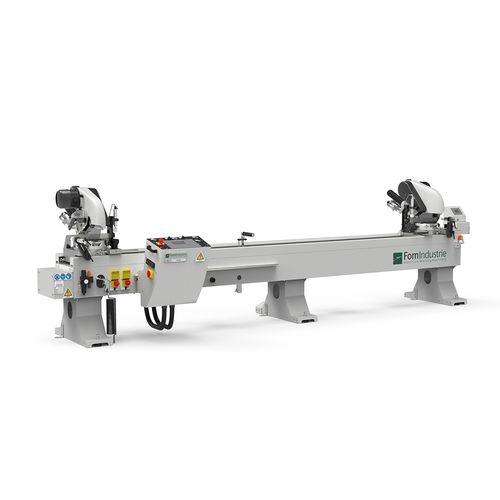 Aluminum double-head miter saw - MOXIE - Fom Industrie Aluminium Working Machinery - for profiles / CNC