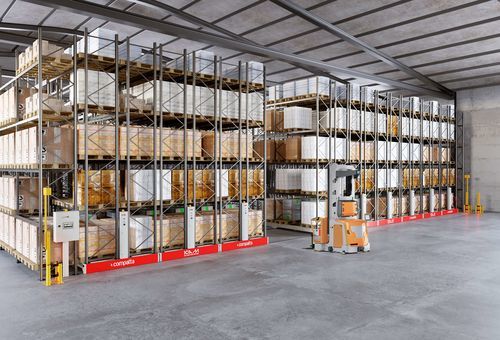 Picking shelving - COMPATTA - ICAM SPA - storage warehouse / for the food industry / multi-storage