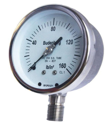 Differential pressure gauge - MDC - Valcom - dial / threaded / process