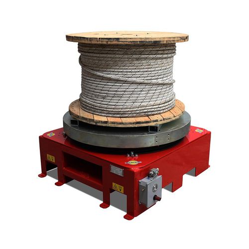 Cable drum unwinder - SVI/FR/20 - MECCANICA NICOLETTI - manual / with shaft