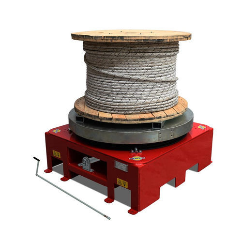 Cable drum unwinder - SVI/40 - MECCANICA NICOLETTI - manual / with shaft