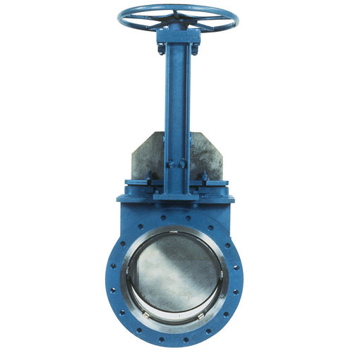 Knife gate valve KCI DeZURIK with handwheel / isolation / carbon