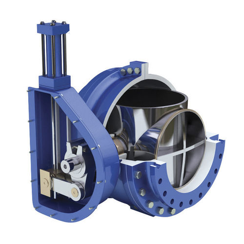 Ball valve - VBL, VMC - DeZURIK - pneumatically-operated / for wastewater / seat