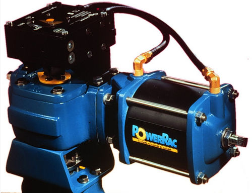 Pneumatic cylinder - PowerRac® - DeZURIK - rotary / rack-and-pinion / double-acting