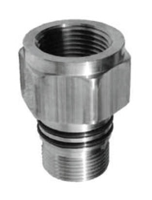 Threaded hydraulic adapter - 7572C-14C  - Rego Europe - brass