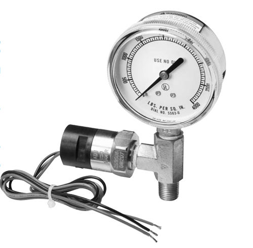 Dial pressure gauge - 4285-9B - Rego Europe - threaded / Bourdon tube / with electrical contact