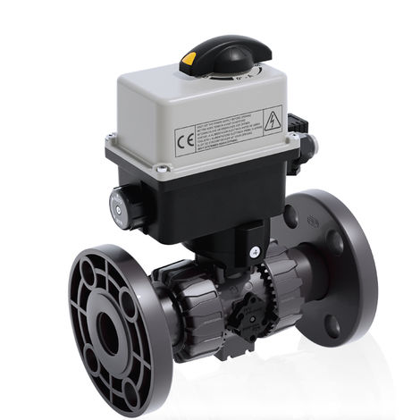 Ball valve - VKDOAV/CE - FIP - Formatura Iniezione Polimeri - electric / for control / for water