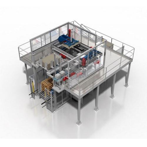 Layer palletizer - KAC 520 KOMPACT ARROW - CLEVERTECH - high level infeed / case / automatic