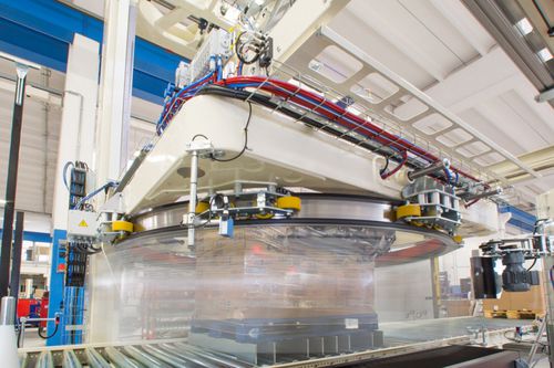 Rotary ring wrapping machine - PF 120 - CLEVERTECH - turntable / automatic / pallet