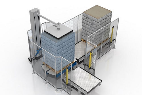Turntable wrapping machine - PF 30 - CLEVERTECH - automatic / pallet / stretch film