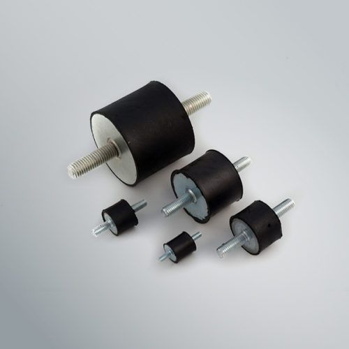 Cylindrical anti-vibration mount - METALFLEX series - Vibrostop - rubber / for motors / electronic equipment