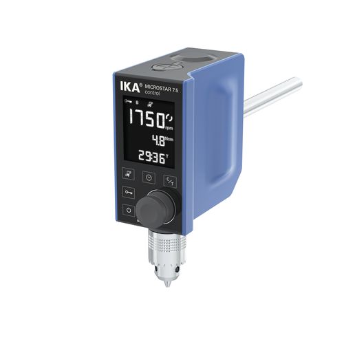 Overhead laboratory stirrer - MICROSTAR 15 - IKA - digital / compact / vertical