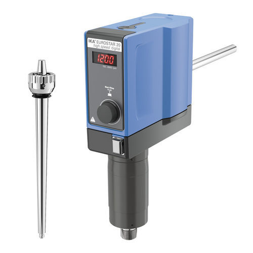 Overhead laboratory stirrer - EUROSTAR 20 - IKA - digital / compact / high-speed