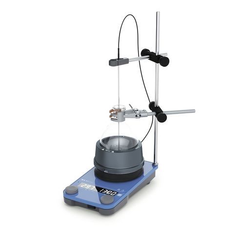Magnetic laboratory stirrer - RCT basic Synthesis Solution 500 - IKA - flask / rod / condenser
