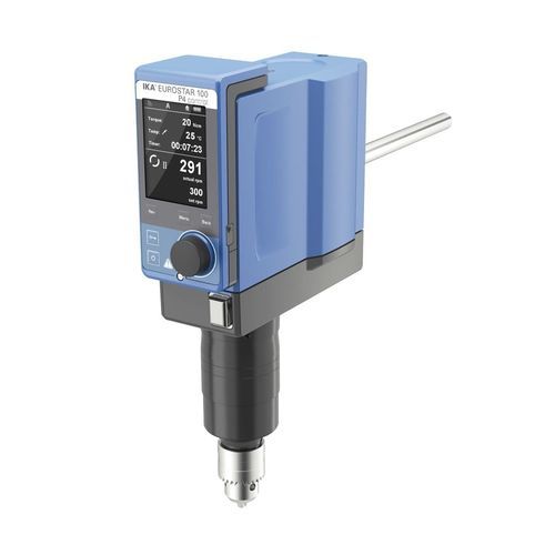 Overhead laboratory stirrer - EUROSTAR 100 P4  - IKA - digital / for viscous liquids / compact