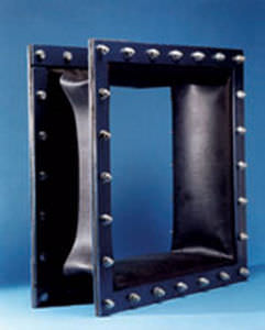 Rubber pipe expansion joint - James Walker - square / rectangular / screw-in